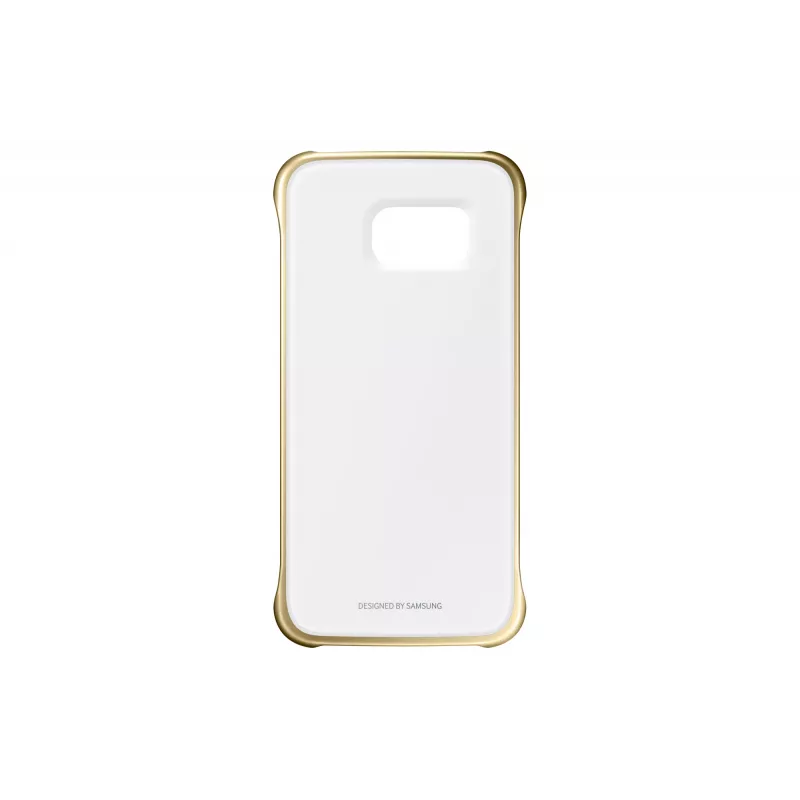 Samsung EF-QG925B mobile phone case Cover Gold, Transparent