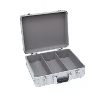 Hard case Roadinger 30122056 Silver for Records 425x380x175mm