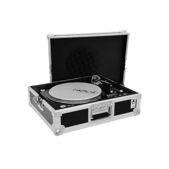 Hard case Roadinger 30123310 for Turntable Plywood Black Silver