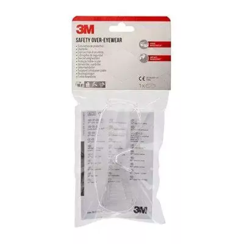 3M VISCC1 Visitor Safety Over-Glasses Clear