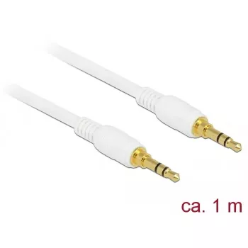 Audio Cable DeLOCK 85548 1m 3.5mm White