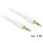 Audio Cable DeLOCK 85548 1m 3.5mm White