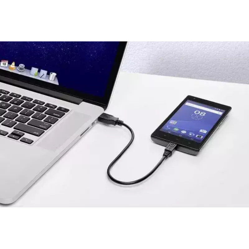 USB cable Renkforce RF-4463073 0.15m USB A Micro-USB B Black