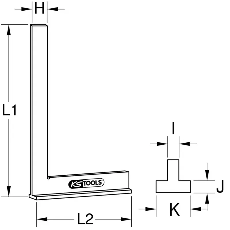 Square KS Tools 300.0271 Weight 260 g
