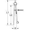 Divider KS Tools 300.0411 Weight 150 g