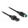 Power Cable DeLOCK 85486 Black 5m PoweredUSB