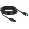 Power Cable DeLOCK 85486 Black 5m PoweredUSB