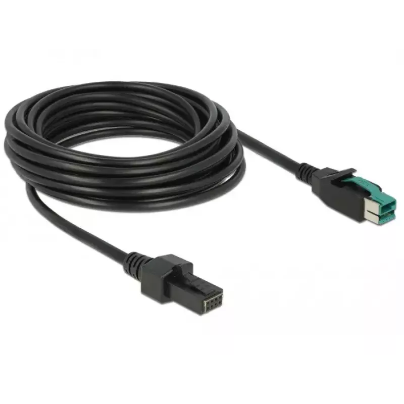 Power Cable DeLOCK 85486 Black 5m PoweredUSB