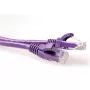 ACT Purple 1 meter U/UTP CAT6 patch cable snagless with RJ45 connectors