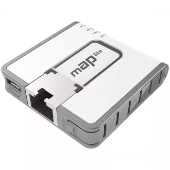 Mikrotik mAP lite, RBMAPL-2ND, 2.4 GHz, PoE, 10/100 Mbit/s, White
