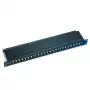 Patchpanel CAT6 shielded 24 ports with cover ACT PP1012