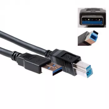 USB Cable ACT USB 3.2 Gen1 A male - USB B male 3.00 m