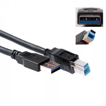 USB 3.0 A male - USB B male 5.00 m, ACT, SB0004