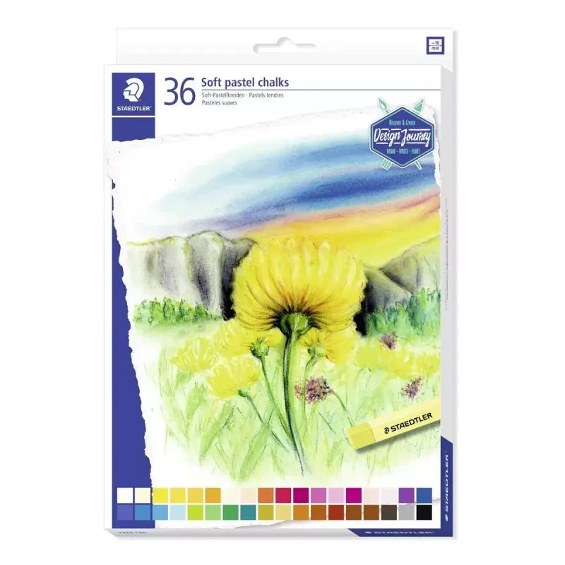 Staedtler Design Journey Soft Pastel Chalk 2430 C36, 36 pcs