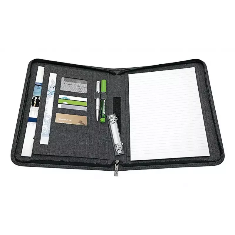 Personal organizer WEDO 58 352412 A4 polyester grey, 2-ring folder