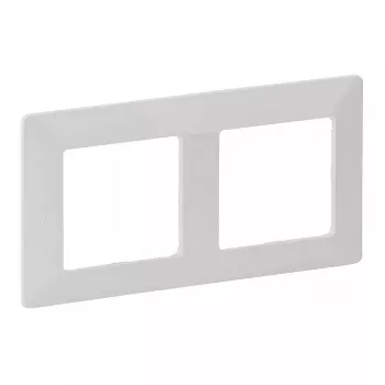 Wall frame 2-gang Legrand VLIFE 754002 for two modules, rectangular mounting