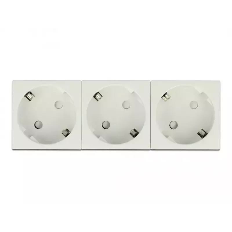 Socket outlet DELOCK 81323 CEE 7/3 3P+N+PE 250V 16A ABS White