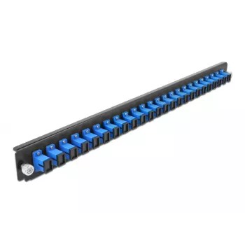 Splice Box Front Panel DeLOCK 19 inch 24 port SC Simplex blue