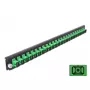 Splice Box Front Panel DeLOCK 19 inch 24 port SC Simplex green