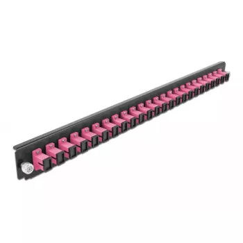 Splice Box Front Panel DeLOCK 19 inch 24 port SC Simplex violet
