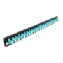 Splice Box Front Panel DeLOCK 19 inch 24 port LC Duplex aqua