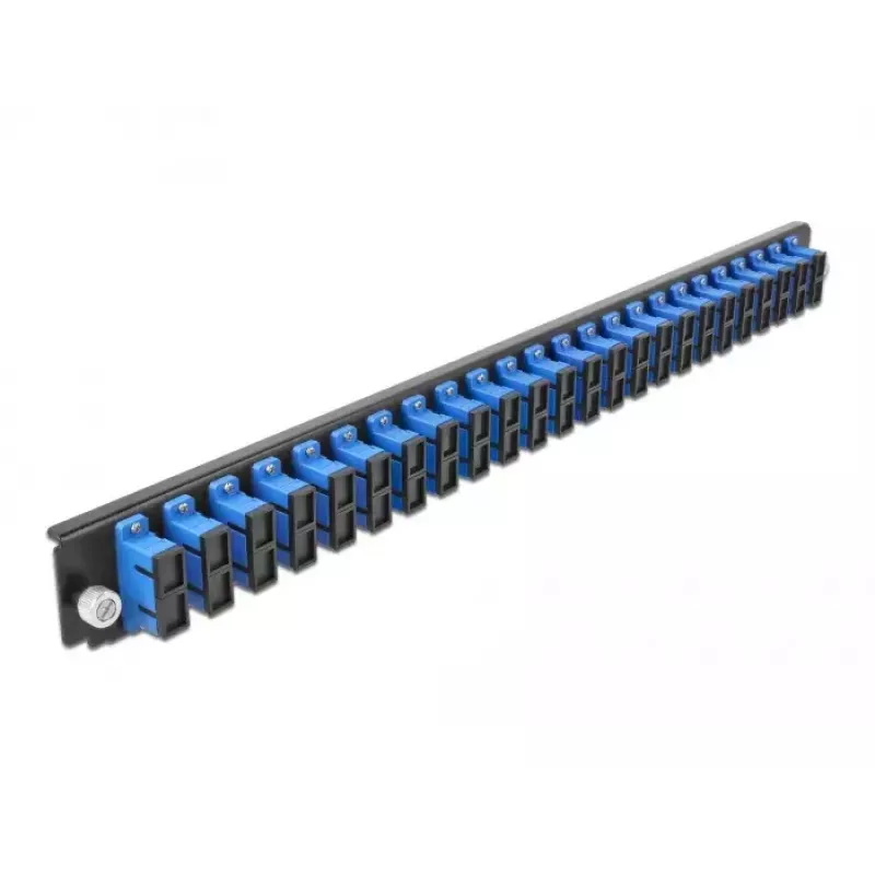 Splice Box Front Panel DeLOCK 19 inch 24 port SC Duplex blue