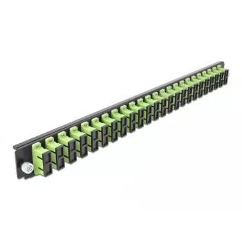 Splice Box Front Panel DeLOCK 19 inch 24 port SC Duplex limegreen
