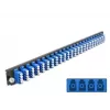 Splice Box Front Panel DeLOCK 19 inch 24 port LC Quad blue