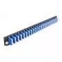 Splice Box Front Panel DeLOCK 19 inch 24 port LC Quad blue