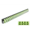 Splice Box Front Panel DeLOCK 19 inch 24 port LC Quad limegreen