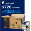 Paper napkins Tork 720 Xpressnap Fit 12830 white 1-ply