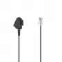 Hama 00201111 telephone cable 0.5 m Black