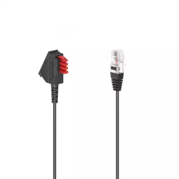 Hama 00201117 telephone cable 10 m Black