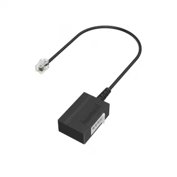 Hama 00201130 cable gender changer TAE-F RJ11 Black