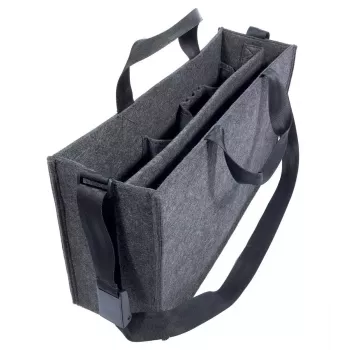 Shoulder bag Sigel BA411 Felt Grey Unisex Large