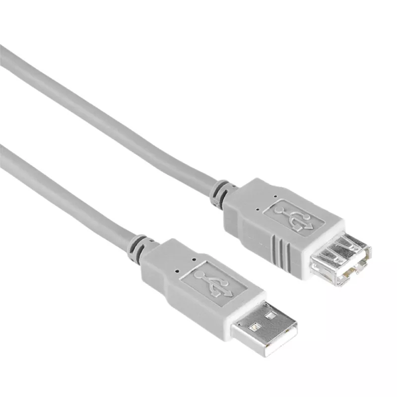 USB cable Hama 00200906 3 m USB A Grey USB 2.0 0.48 Gbit/s