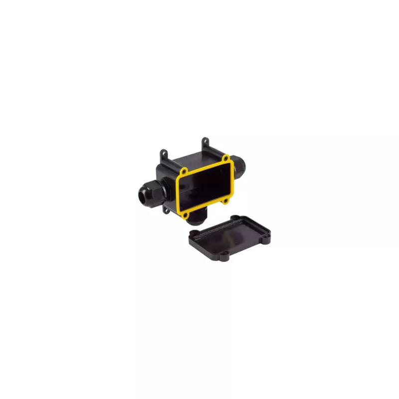 Electrical junction box ShiverPeaks BS08-01051 IP68 Black ABS Plastic