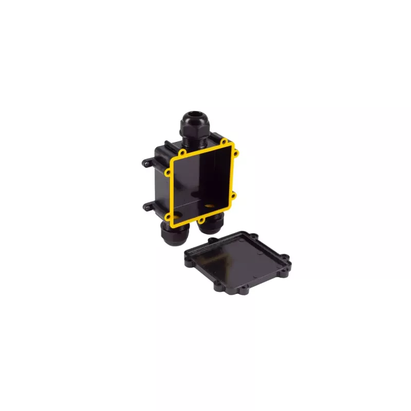 Electrical Junction Box ShiverPeaks BS08-01052 IP68 Black ABS Plastic