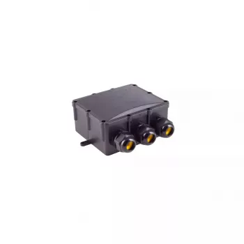 Electrical Junction Box ShiverPeaks BS08-01053 IP68 Black ABS Plastic