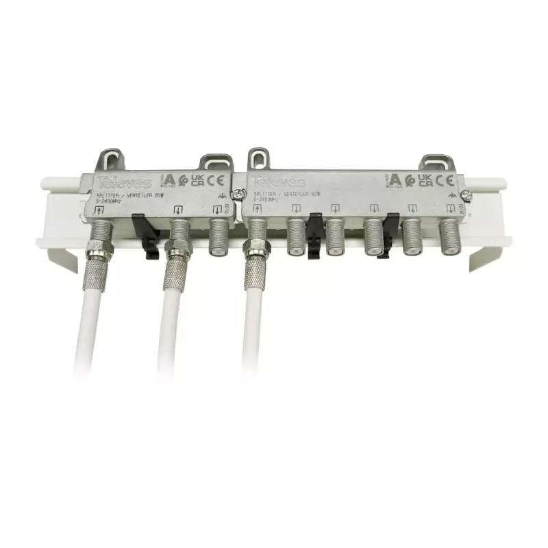 Video splitter Televes 519508 Silver 10 pcs