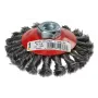 Wire wheel brush KWB 719336 10 cm diameter 1.4 cm shank