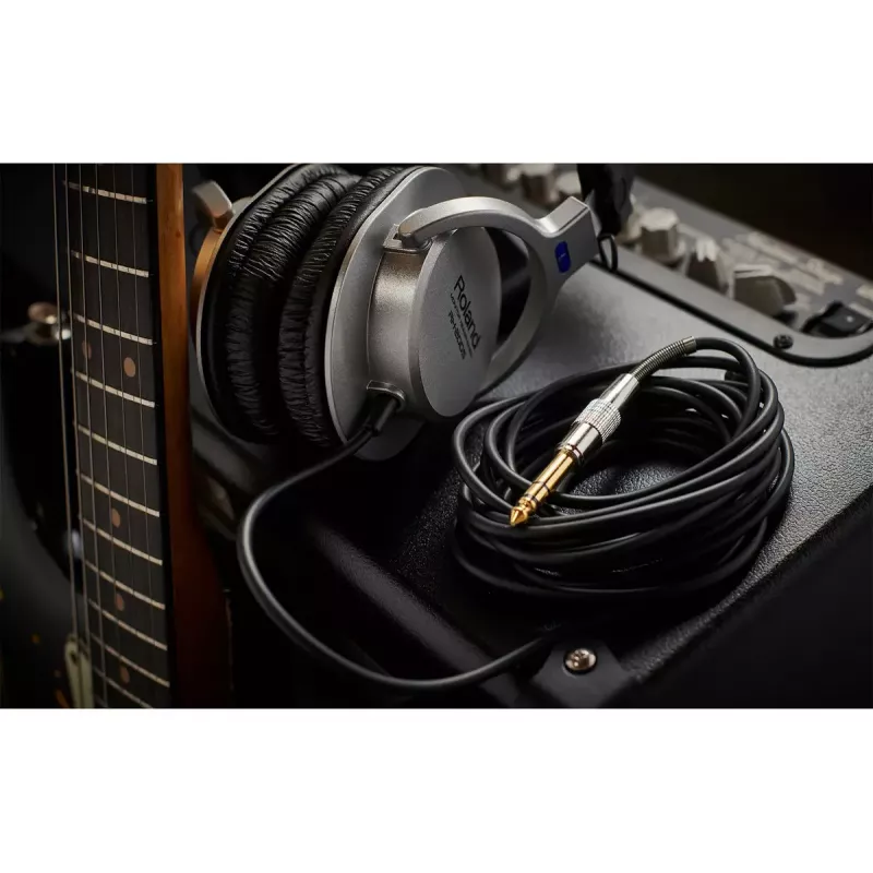Headphones Roland RH-200S Wired Music Black Silver 20-20000 Hz