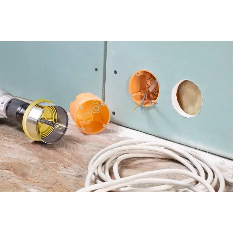 Hole Saw Set KWB 498500 5 Pieces Suitable for Chipboard Plasterboard Plastic Softwood