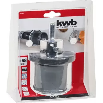 Hole Saw KWB 499463 Single 6.8 cm for Ceramic Concrete Plastic