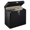 Hama 00181436 storage media case Microgroove record case Black