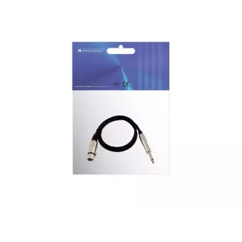 Audio Cable XLR 3-pin Female to 6.35mm Male 0.9m Omnitronic 3022516L