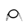 Audio Cable XLR 3-pin Female to 6.35mm Male 0.9m Omnitronic 3022516L