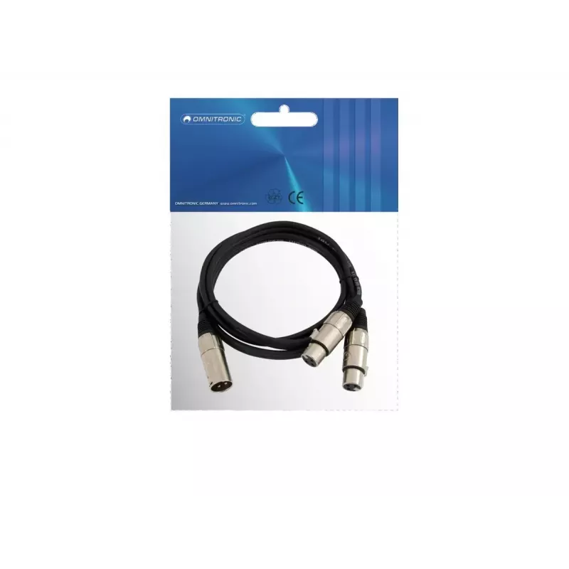 Audio Cable Omnitronic 30225207 XLR 0.5m