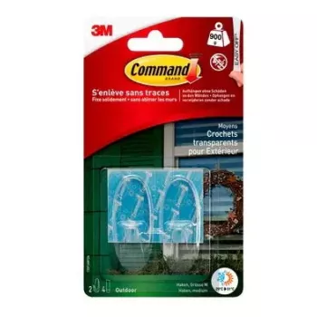 3M 17091AWFGN home storage hook Outdoor Utility hook Transparent 1 pc(s)