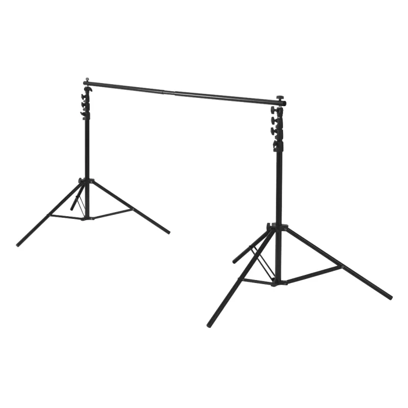 Photo backdrop stand Hama 00021202 Aluminium Black 2.95 m